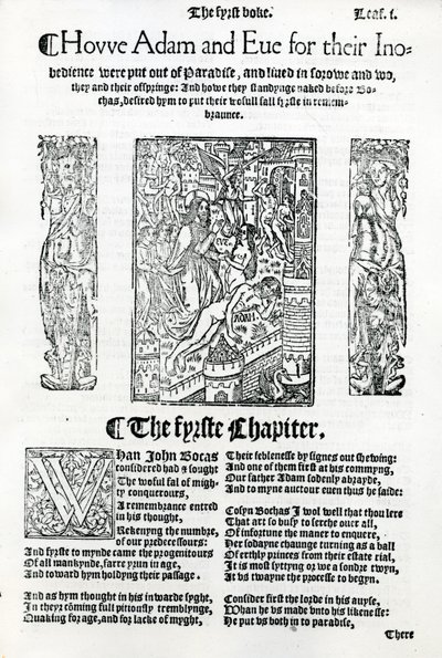 Historien om Adam og Eva fra Boccaccios 